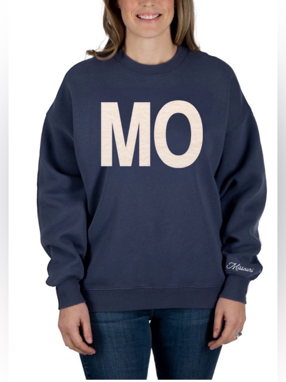 State of Mine Women's Big Timer State Sweatshirt Missouri Women’s Size Med NWT